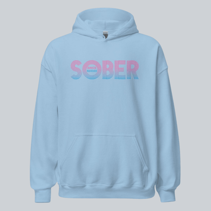 Recovery Hoodie | Retro Sobriety Date Hoodie with Personalized Date