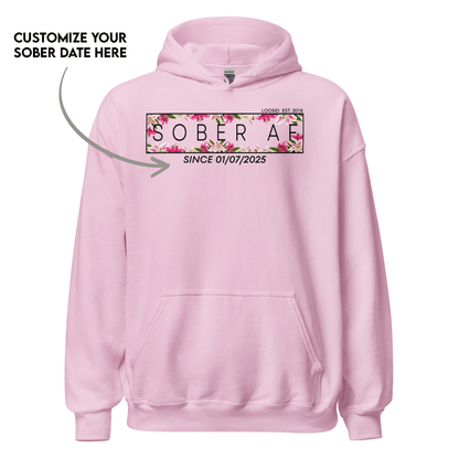Custom recovery hoodie supporting mental wellness