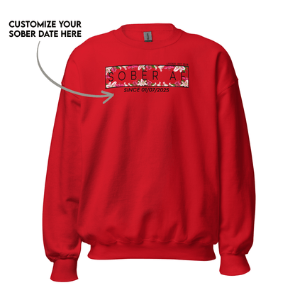 Recovery hoodie with meaningful message for sober lifestyle