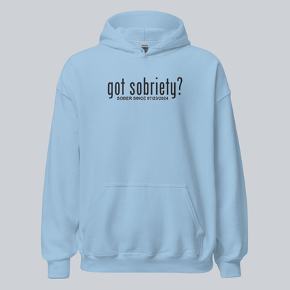 Recovery Hoodie | Women’s Got Sobriety Hoodie with Custom Date