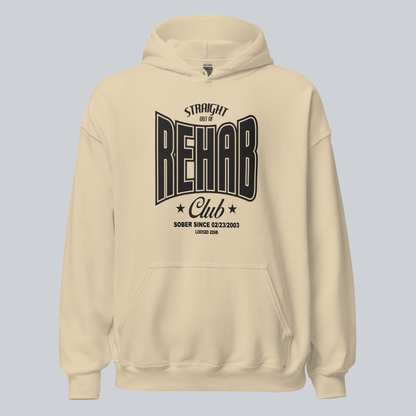 Recovery Hoodie | Men's Rehab Hoodie with Personalized Date