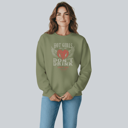 Hot Girls Sobriety Sweatshirt | Custom Recovery Date