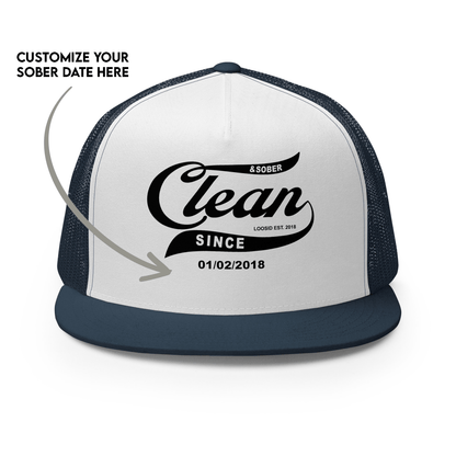 Recovery-themed sober hat ideal for sober milestones