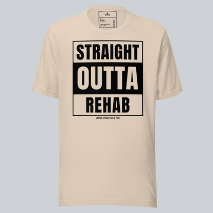 Straight Outta Rehab Sober T Shirt lifestyle view (view 25)