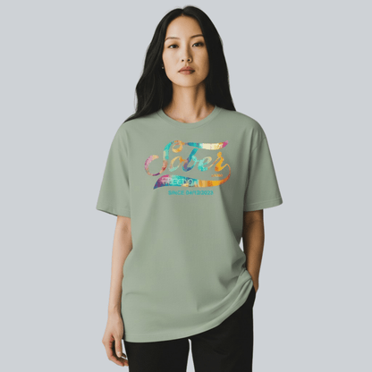 casual sober t shirt merchandise image