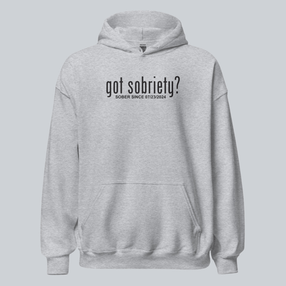 Recovery Hoodie | Women’s Got Sobriety Hoodie with Custom Date