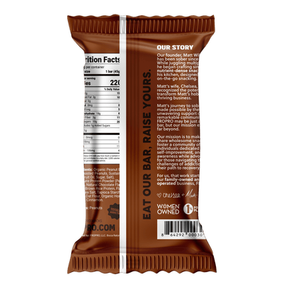 Chocolate Crunch Sobriety Gift flat lay styled image (view 3)