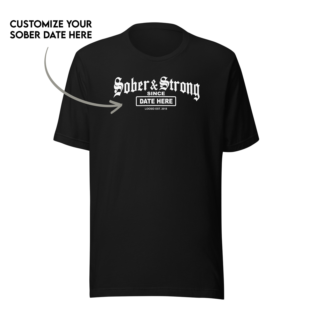Classic women’s Sober T Shirt made with soft cotton