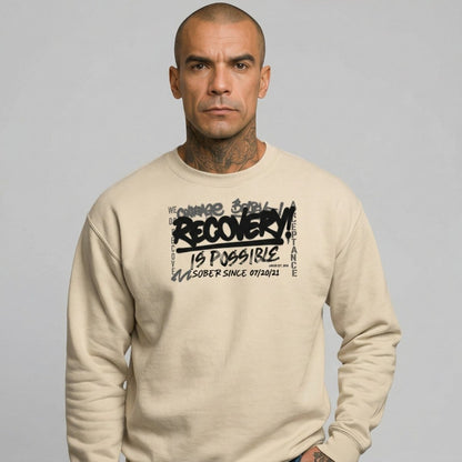 Recovery Is Possible Recovery Hoodie close-up view (view 22)