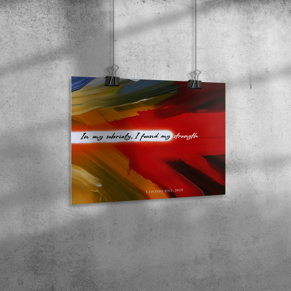 In My Sobriety I Found My Strength Sober Sobriety Art lifestyle view (view 5)