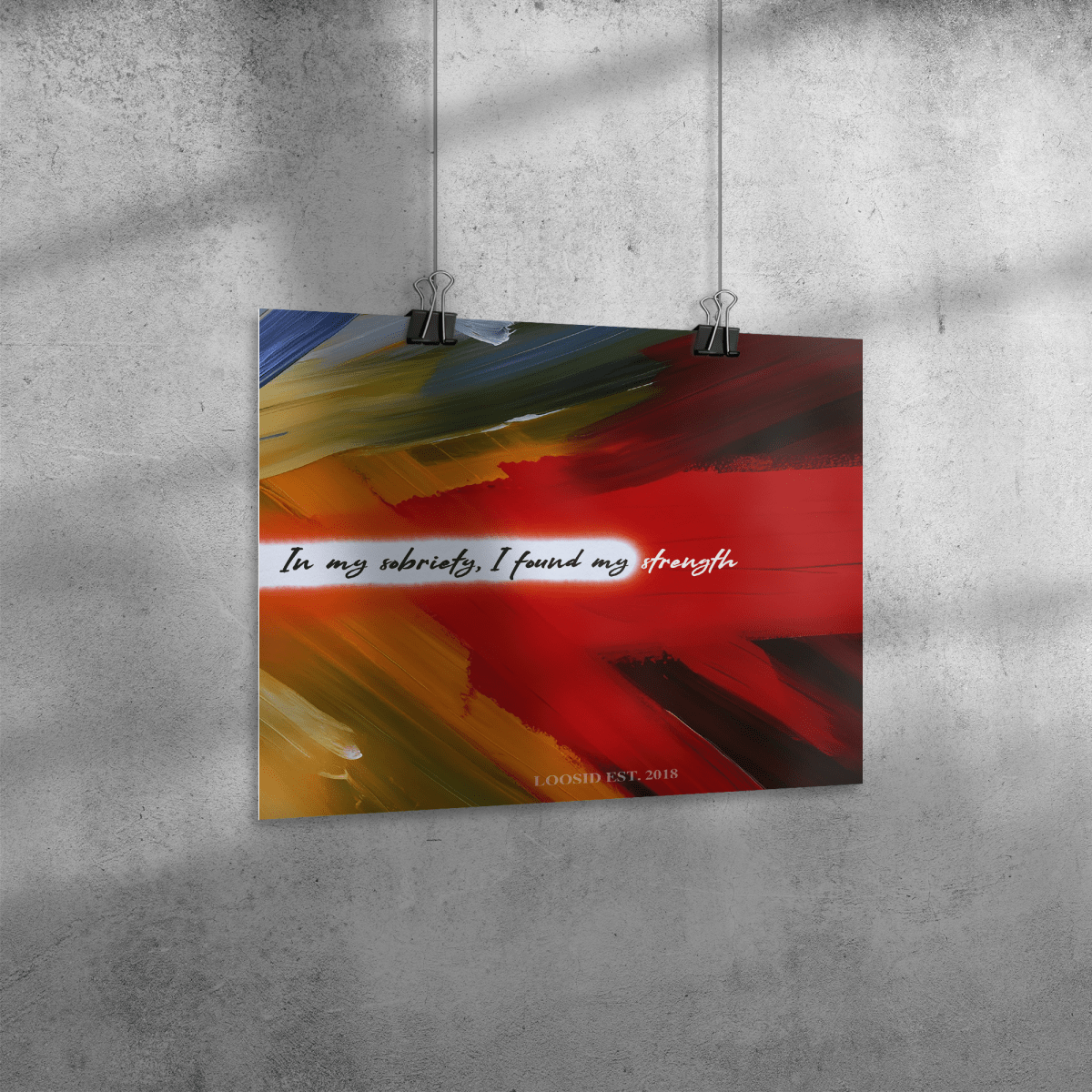 In My Sobriety I Found My Strength Sober Sobriety Art side view (view 6)