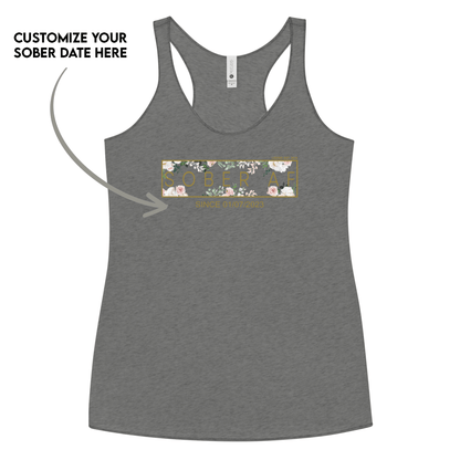 Motivational Sober Tank Top honoring sober lifestyle