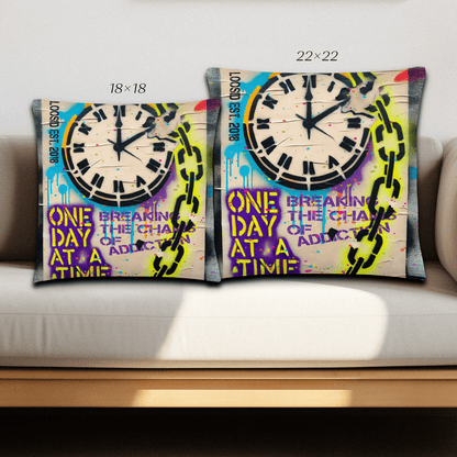 One Day At A Time  Pillow