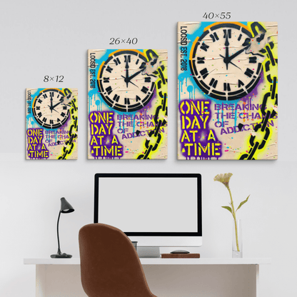 Modern sobriety art designed to inspire daily reflection