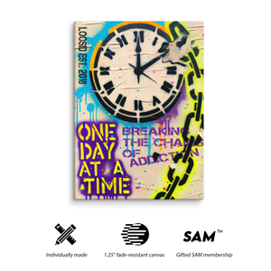 One Day at a Time Canvas Art