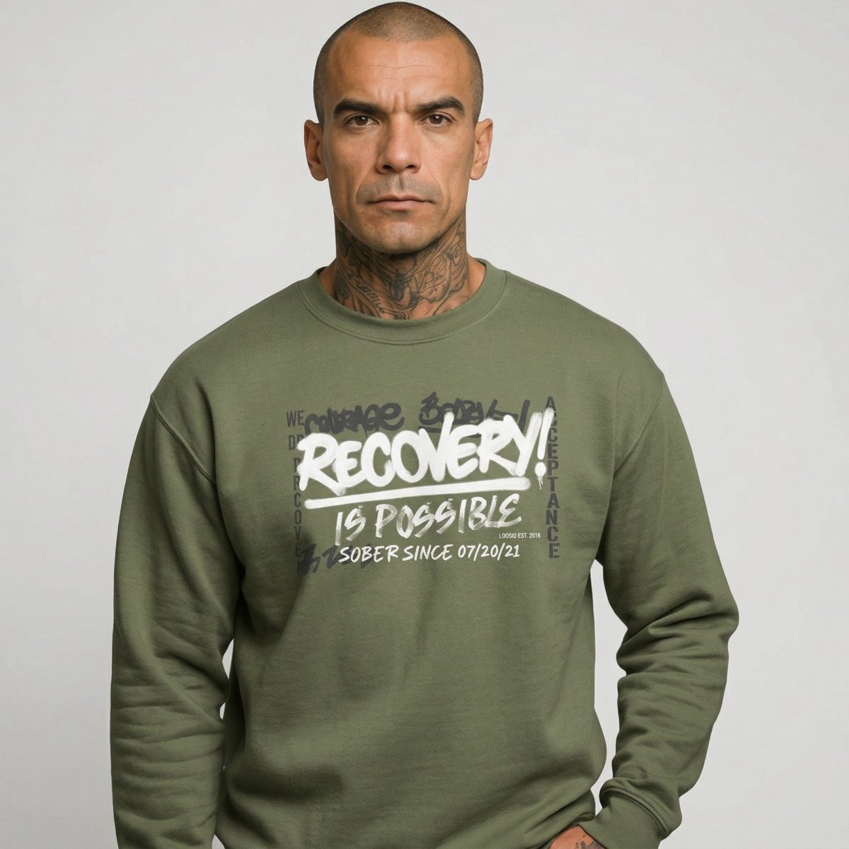 Recovery Is Possible Recovery Hoodie fit detail (view 19)