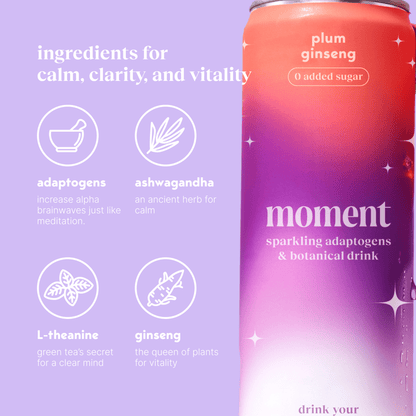 plum ginseng (sparkling mocktail | 12 pack)