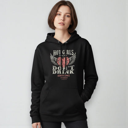 Recovery Hoodie | Hot Girls Custom Sobriety Date Hoodie