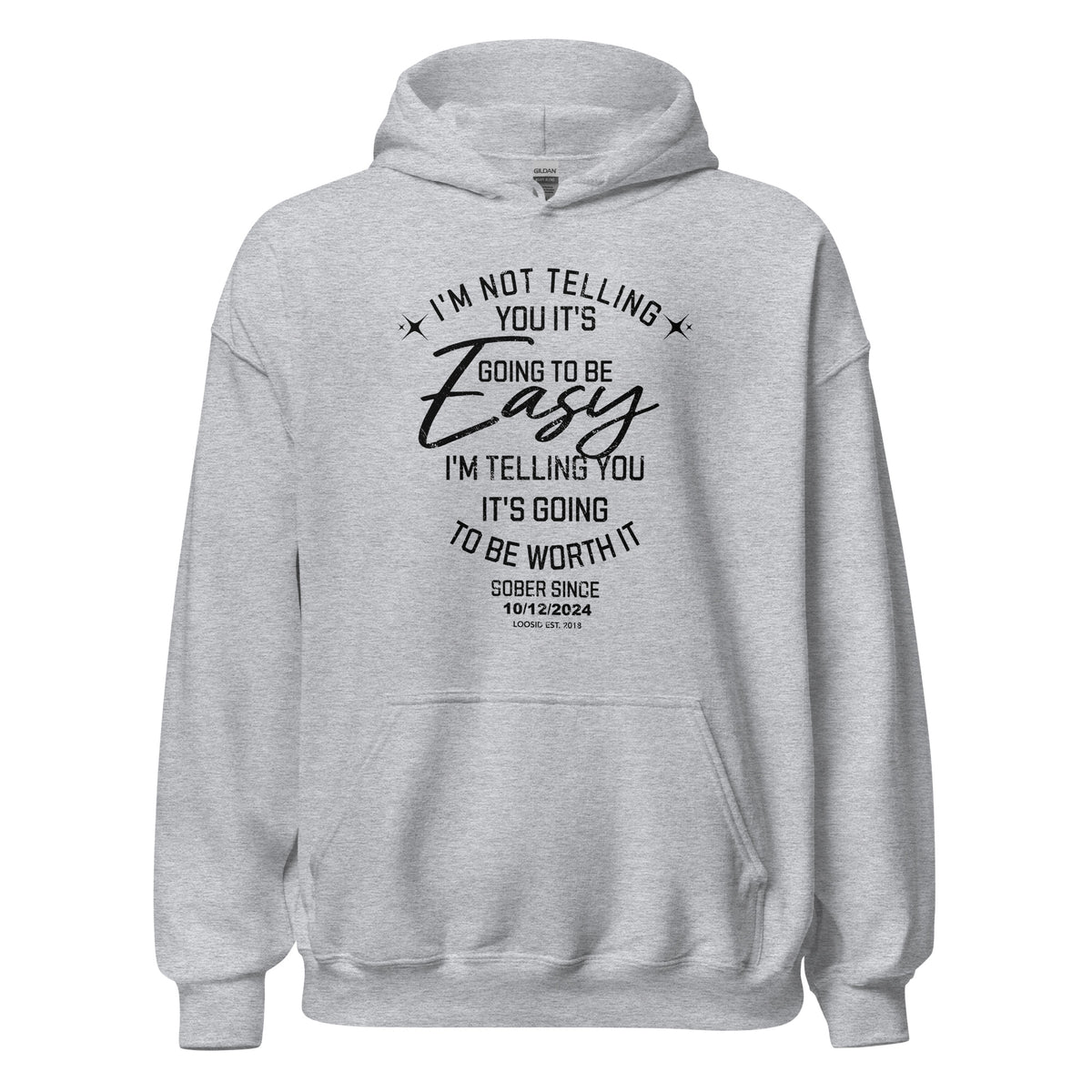 Recovery Hoodie created to celebrate recovery with purpose