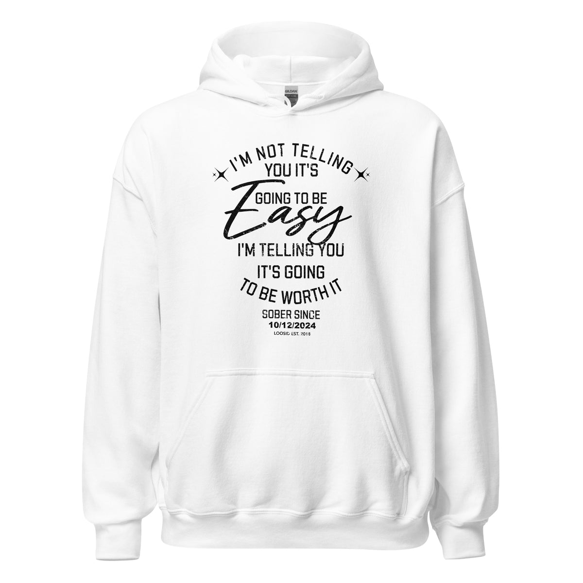 Recovery Hoodie promoting mindfulness and resilience