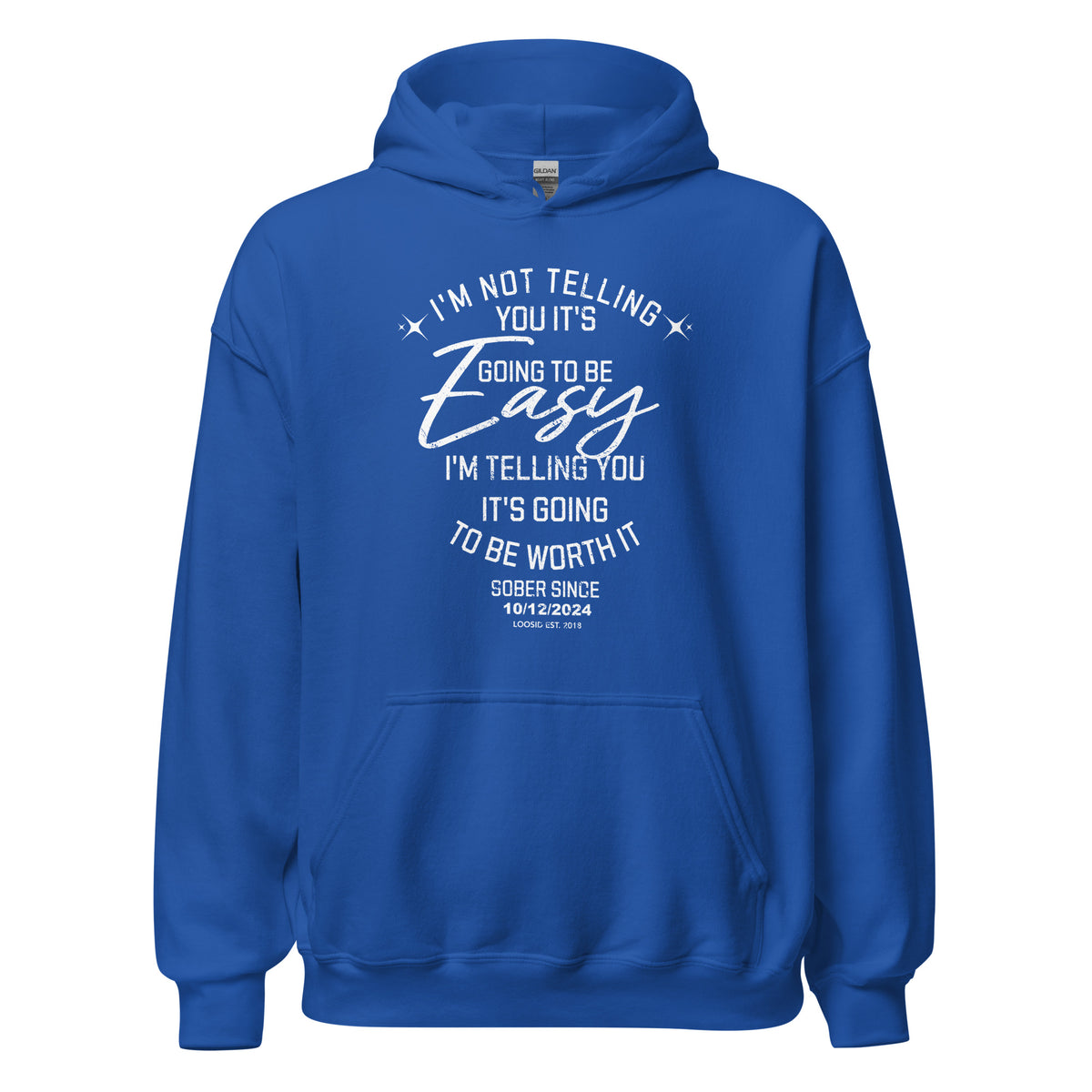 Recovery Hoodie reflecting empowerment and sobriety journey