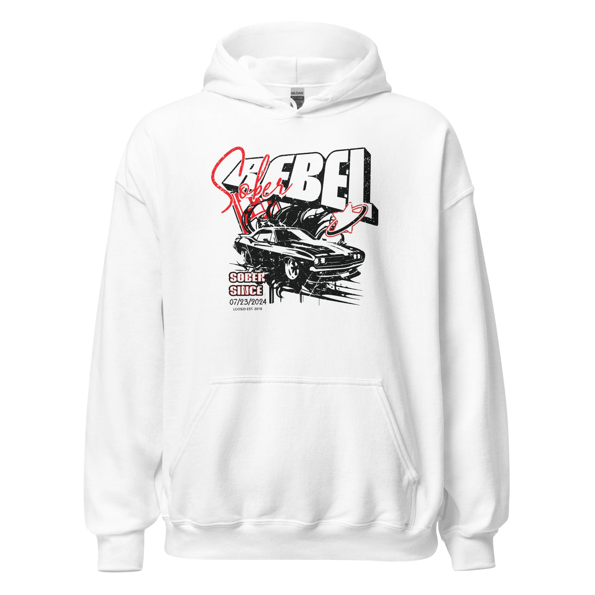 Recovery Hoodie reflecting pride in a sober lifestyle