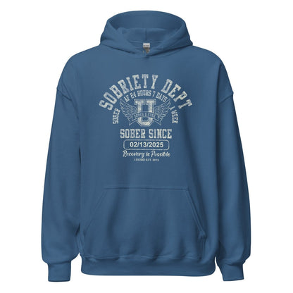 Recovery Hoodie representing resilience and recovery milestones