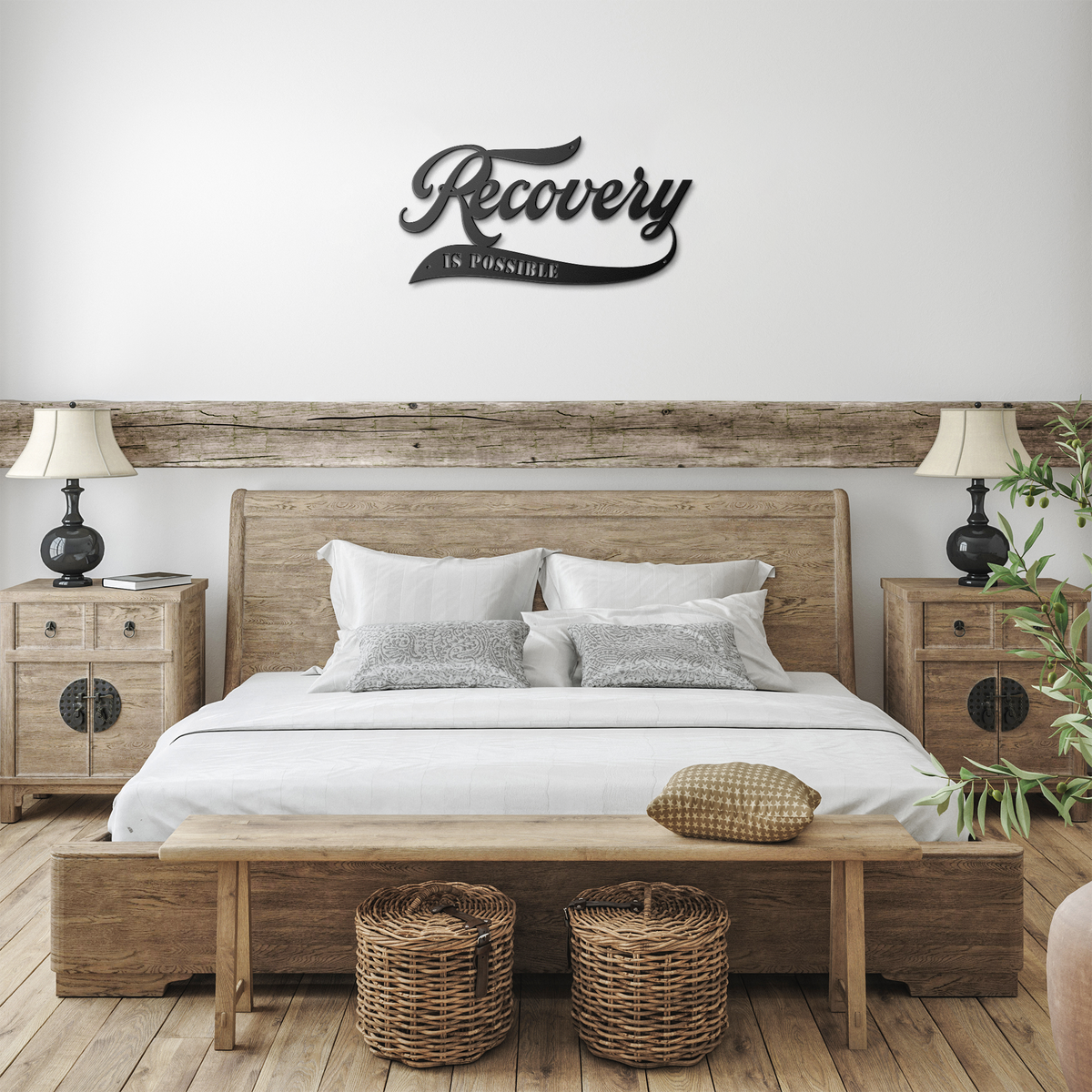 Recovery_Is_Possible_Die_Cut_Metal_Sign_Black_Farmhouse_Bedroom_Mockup.png