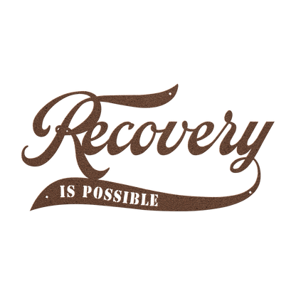 Decorative Sobriety Art symbolizing strength over struggle