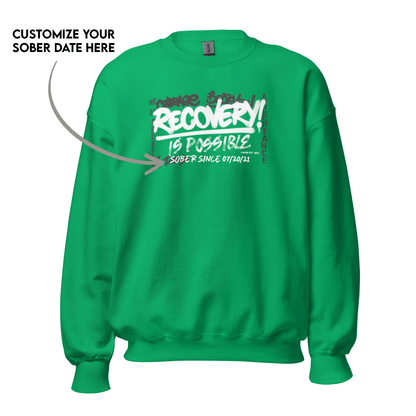 Recovery Sweater created to inspire perseverance and growth