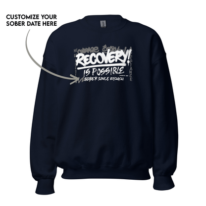 Recovery Sweater designed for comfort and personal meaning