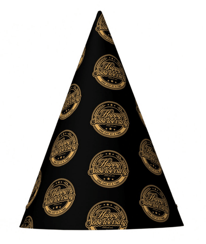 Soberversary Party Paper Hats Sobriety Gift fit detail (view 9)