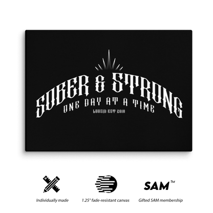 Modern Sobriety Art wall decor celebrating resilience and sobriety