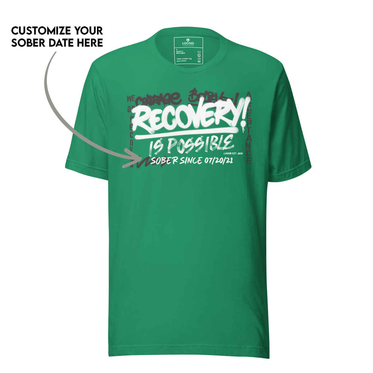 Sober T Shirt made with premium breathable cotton