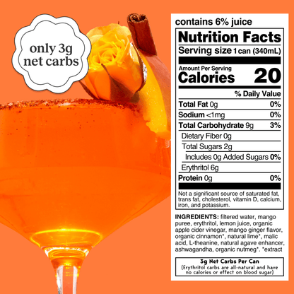 spiced mango (botanical tea | 12 pack)