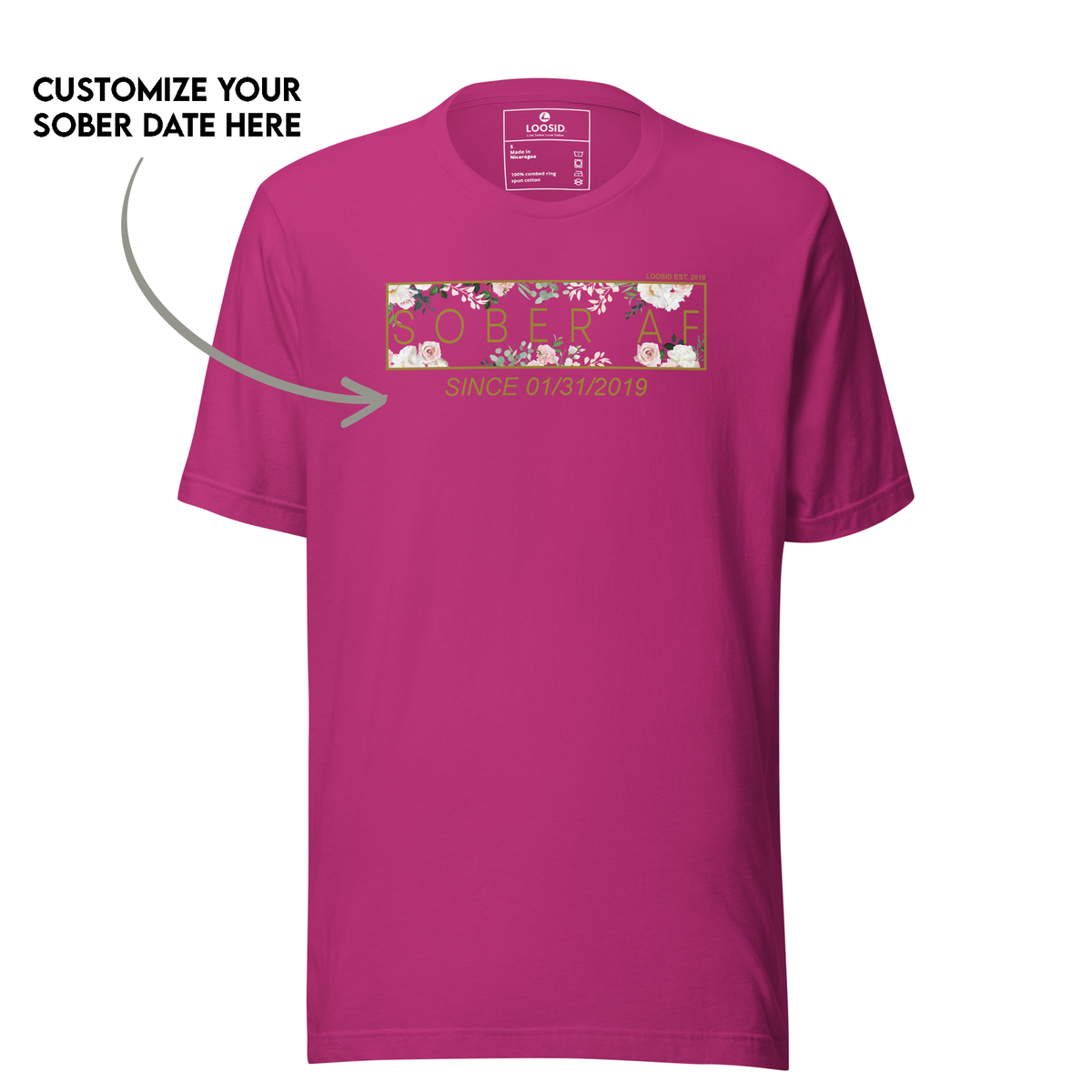 Stylish women’s Sober T Shirt for daily inspiration