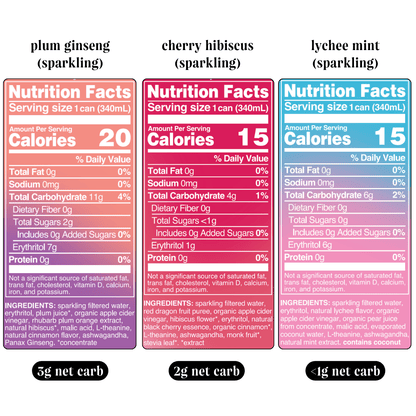 bestsellers (sparkling mocktail | 12 pack)