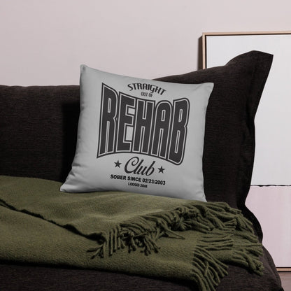 Loosid Rehab Sober Pillow featuring the design