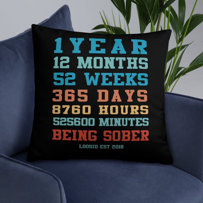 Custom Sober Time Pillow