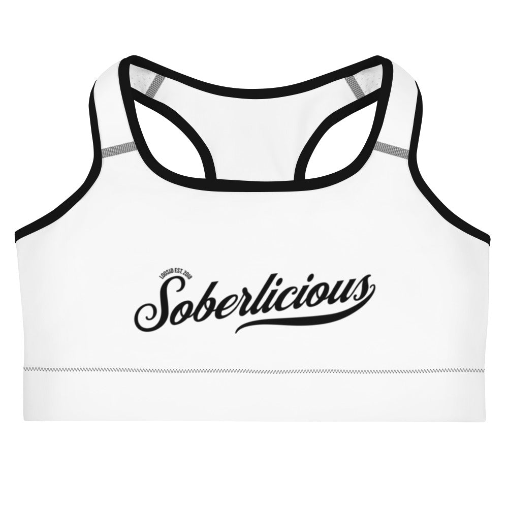 Soberlicious Sober Tank Top close-up view (view 2)