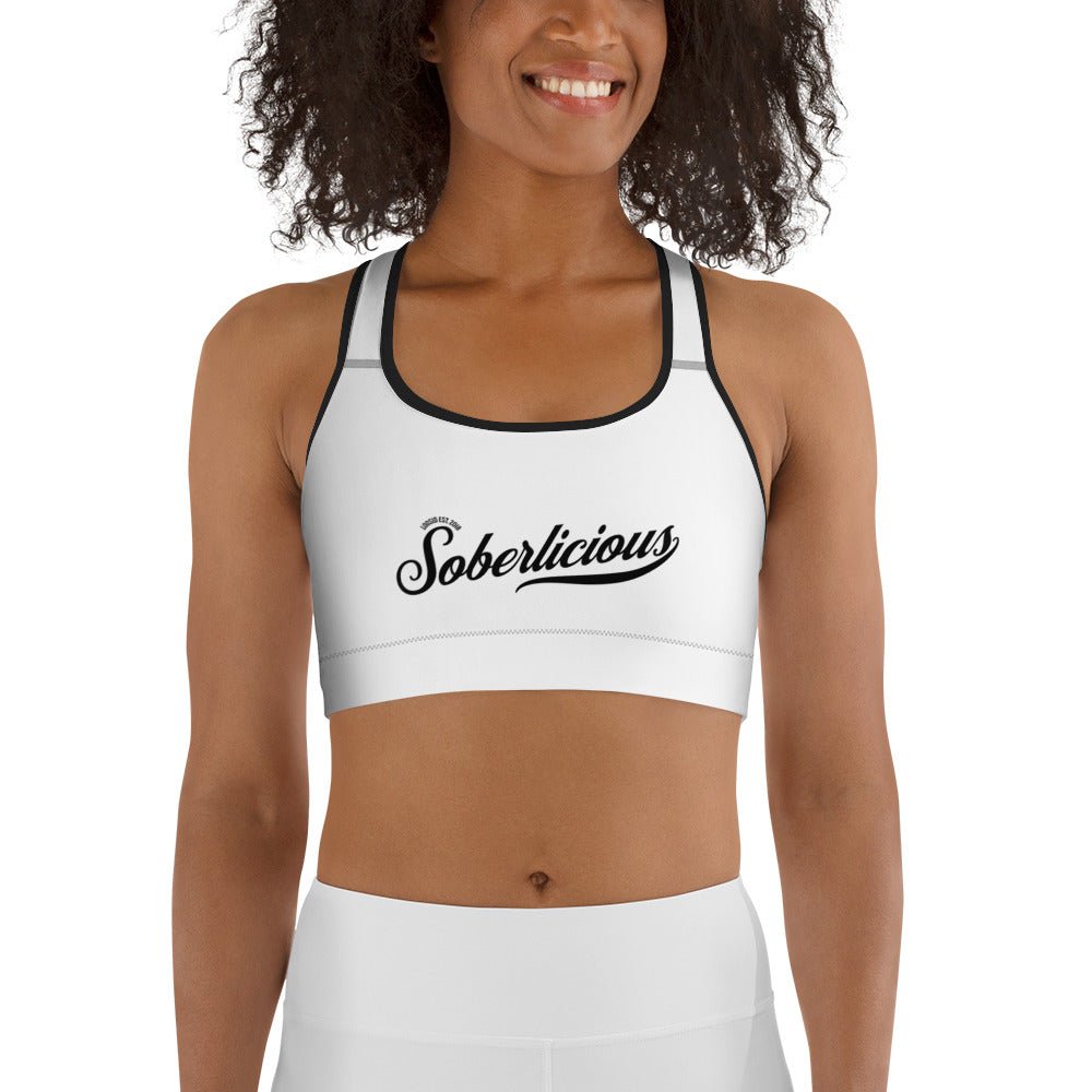 Soberlicious Sober Tank Top graphic detail (view 4)