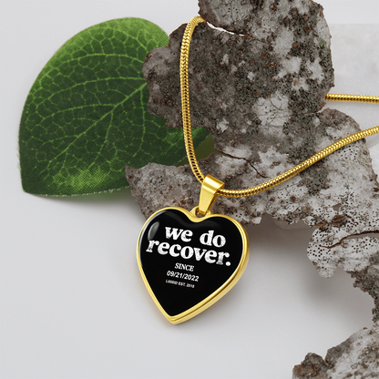 We Do Recover Heart Sober Jewelry featuring the design (view 11)