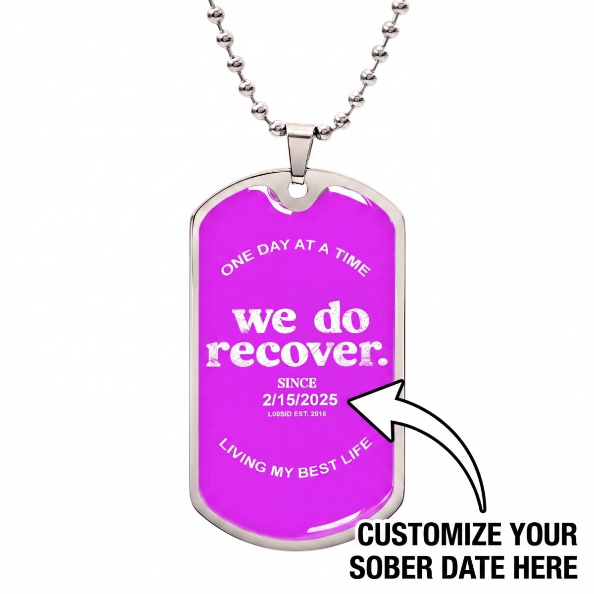 Sobriety Gift | We Do Recover Sober Jewelry