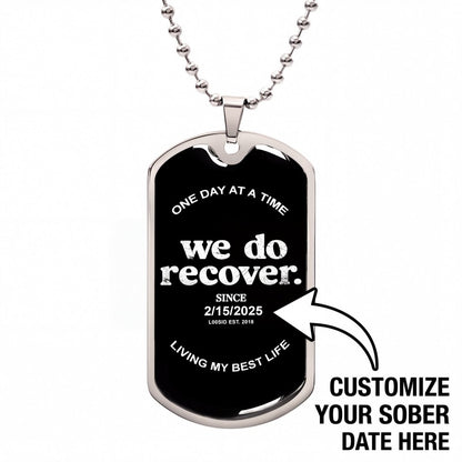 Sobriety Gift | We Do Recover Sober Jewelry
