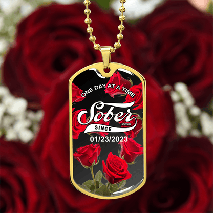 Sober Jewelry necklace perfect for recovery celebrations
