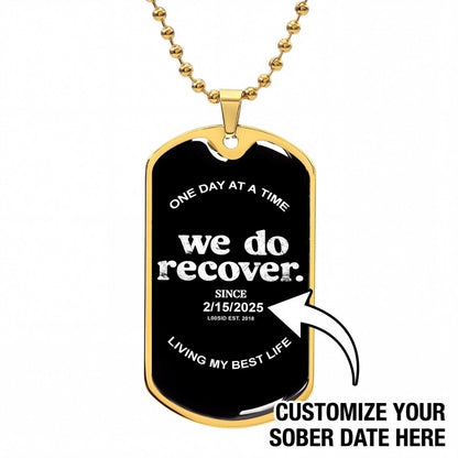 Sobriety Gift | We Do Recover Sober Jewelry