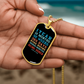 Custom Sober Time Dog tag
