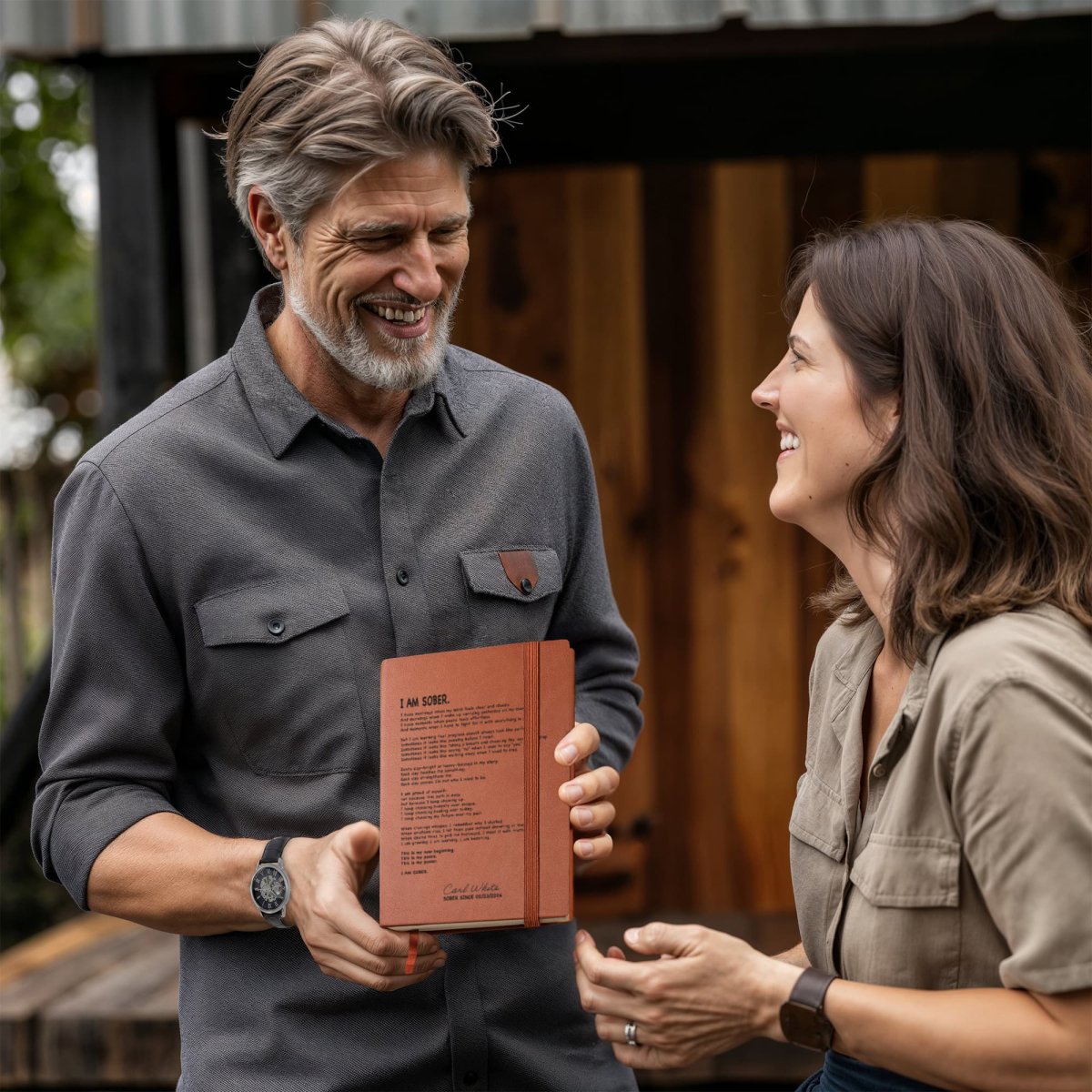 i am sober journal - sobriety gift