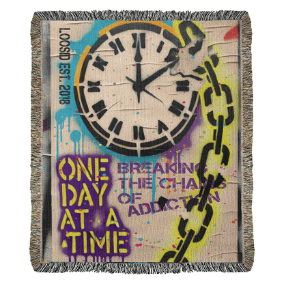 One Day at a Time Heirloom Woven Blanket