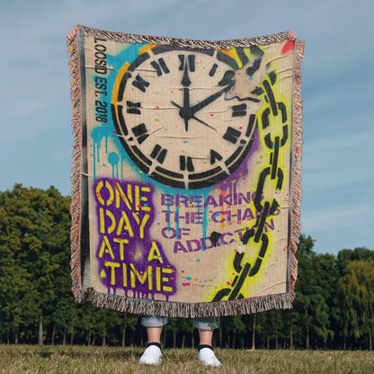 One Day at a Time Heirloom Woven Blanket